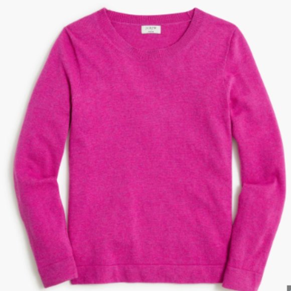 J. Crew Factory Sweaters - J Crew Cotton-wool blend Teddie Sweater F5199 Pink Size Large NEW